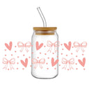 Peach Bow & Heart