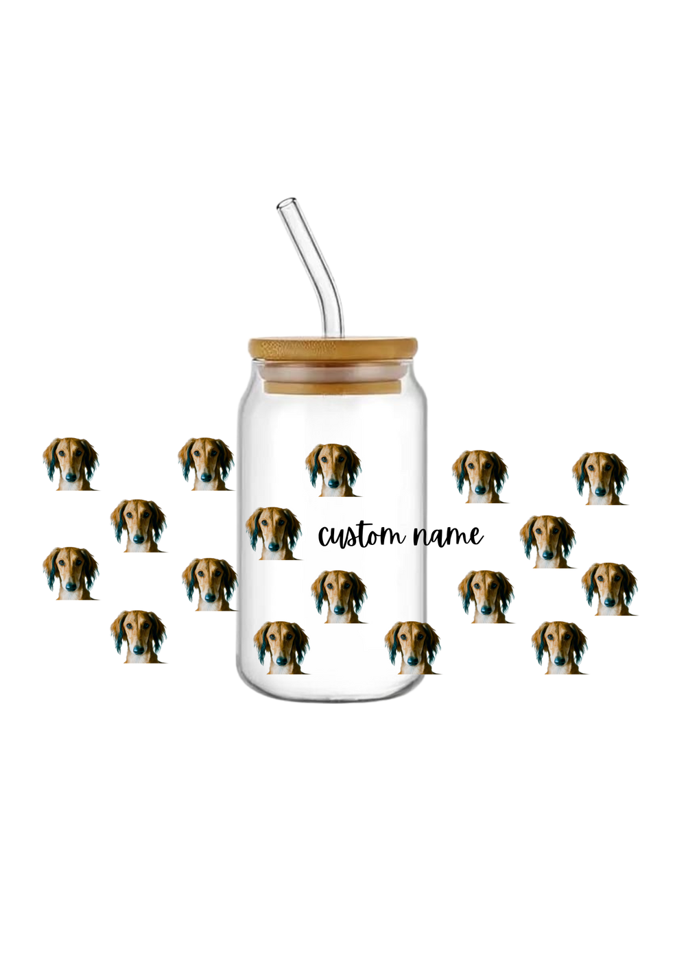 Custom Pet Face & Name Tumbler