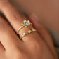 3 stone ladybug ring