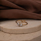 White Luv ring