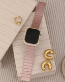 Alia Magnetic Pink Apple Watch Band