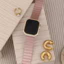 White Gold Apple Watch Case