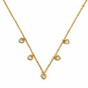 Lover white heart chain