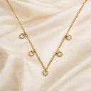 Lover white heart chain