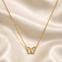 White Butterfly Chain