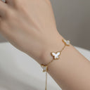 White Butterfly Bracelet