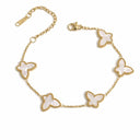 White Butterfly Bracelet