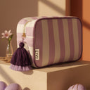 Stripes Lavender Pouch