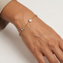 Kiara White Stone Bracelet