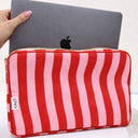 Red Pink Laptop Large