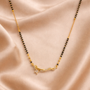 Twirl drop mangalsutra