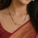 Twirl drop mangalsutra