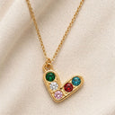 Multi Colour Heart Chain