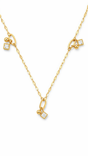 Kaira White Stones Chain