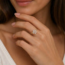 Flower Stone Ring
