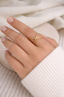 Criss Cross Big Ring