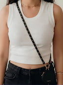 Black Studded Strap