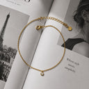 White Stone anklet