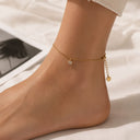White Stone anklet