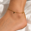 Black Stone anklet