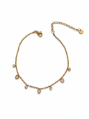 Heart anklet