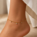 Heart anklet