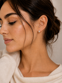 Round Solitaire Studs