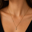 Cross Stone Chain
