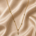 Cross Stone Chain