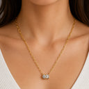Chunky Two Stone Chain