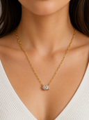 Chunky Two Stone Chain