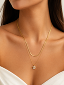 Double Layer Flower Chain