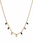 Teardrop Multiple Stones Chain