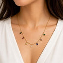 Teardrop Multiple Stones Chain