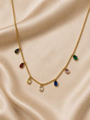 Teardrop Multiple Stones Chain