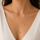 Kiara White Stone Chain
