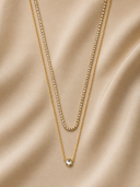 Double Layer Tennis Stone Chain
