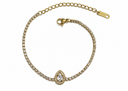 Tennis oval stone bracelet