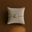 Tennis oval stone bracelet