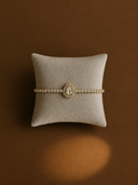 Tennis oval stone bracelet