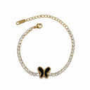 Tennis butterfly bracelet