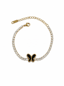 Tennis butterfly bracelet