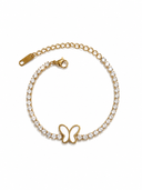 Tennis butterfly bracelet