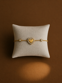 Heart stone single bracelet