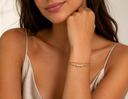 Double layered bow bracelet