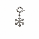 Charm small snowflake silver