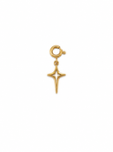 Charm hollow cross