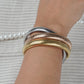 Snake bangle tricolour