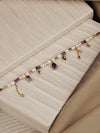 Lavender luxe stone chain