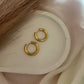 Basic gold hoops